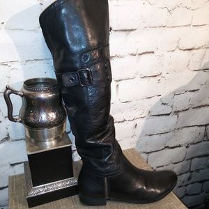 Women's Leather Riding Boot.
